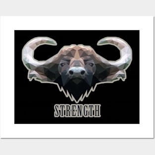 Strong Buffalo Posters and Art